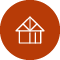 orange icon - custom shed